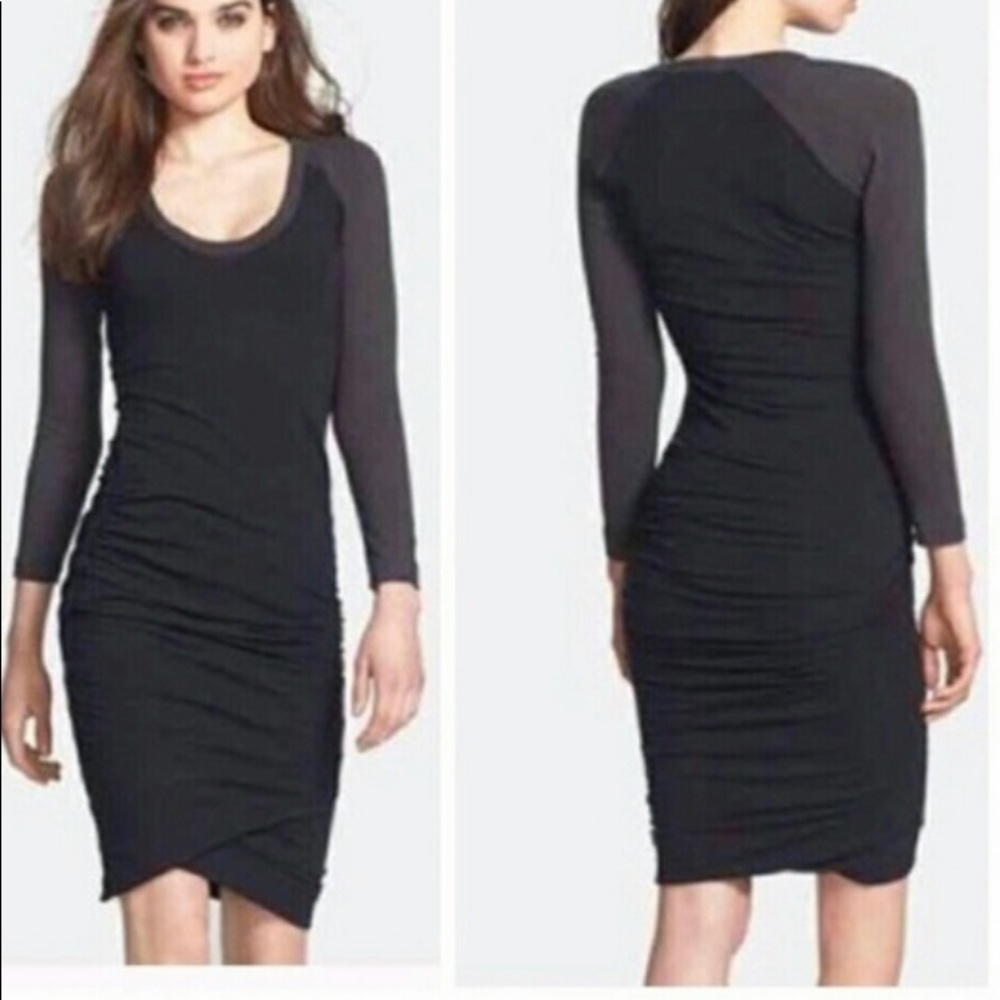 James Perse baseball tee dress in two colors